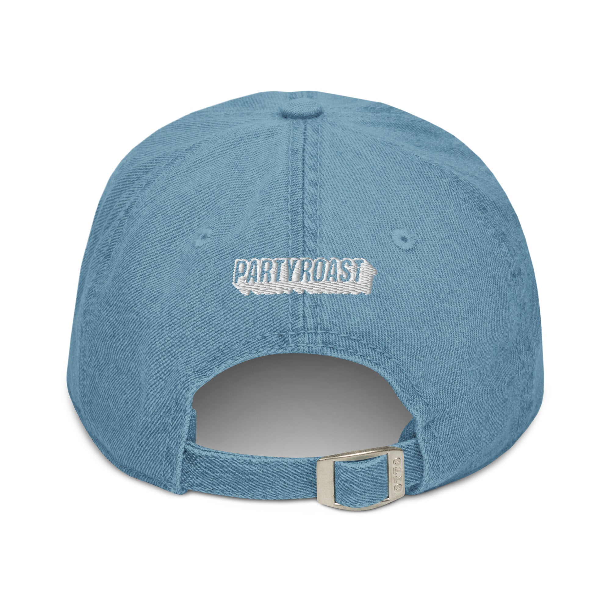 Not Mean, Just Spirited Denim Motto Hat