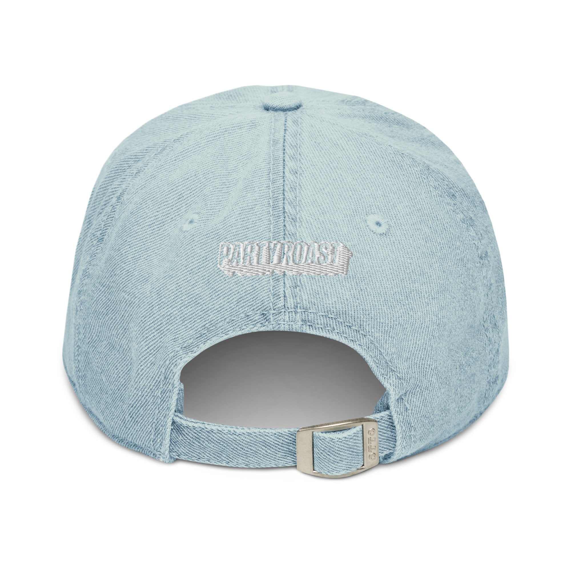 Not Mean, Just Spirited Denim Motto Hat